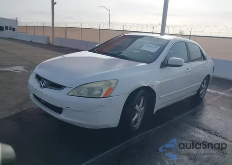 2003 Honda Accord 2.4 Ex from USA, damaged, VIN 1HGCM56643A074323
